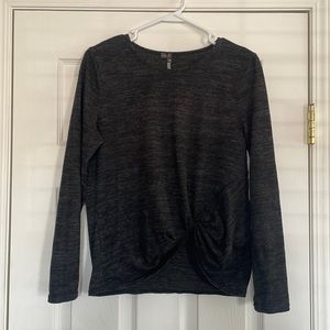 Ladies’ dark gray Silverwear long sleeve shirt
